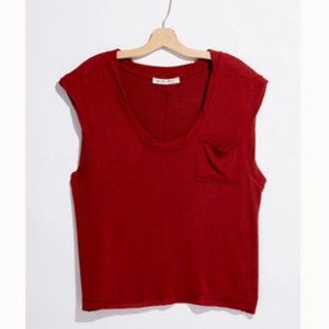 We The Free Courtney Hacci Muscle Tee - Red